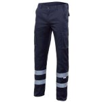 Velilla - pantalon stretch multipoches � bandes r�fl�chissantes vellila bleu marine 46