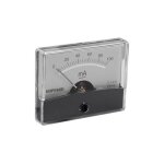 Amperemetre analogique de tableau 100ma cc 60 x 47mm panel meters & multimeters aim60100