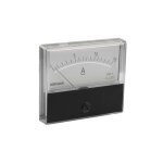 Amperemetre analogique de tableau 15a cc / 70 x 60mm
