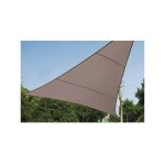 Voile solaire - triangle - 3. 6 x 3. 6 x 3. 6 m - couleur: gris taupe gss3360ta ri8382