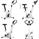 V�lo d'appartement avec r�sistance � courroie blanc - v�lo d'appartement - v�los d'appartement - home ...