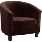 Velours housse de fauteuil club ensemble de deux pices housse de fauteuil extensible housse fauteuil ...