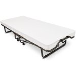 Beautissu - venetia lit d'appoint - confortable lit d'invit - pliant + roulettes + housse de protection ...