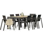 Venise - ensemble repas de jardin 8 places avec plateau cramique dcb garden