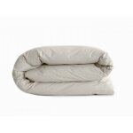 Vent du sud - housse de couette manoir percale pur coton peign longues fibres 80 fils / cm naturel ...