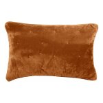 Vent du sud - housse de coussin velours - finition surpiqures 'gipsy' gipsy camel - coussin 40 x 60 cm ...