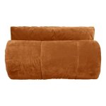 Vent du sud - plaid matelass� velours 'moki' 150 x 150 cm moki camel