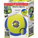 Balle de tennis gante incrediball venteo jouet pour chien - 24cm de diamtre