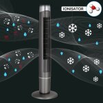 Le poisson qui jardine - ventilateur colonne oscillant de 120 cm avec tlcommande - circulation d'air ...