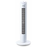 Ventilateur colonne oscillant cool clima 45w 3 vitesses h80cm blanc