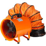 Ventilateur deextraction 367 w extracteur deair conduit industriel 304, 8 mm tuyau deextraction 5 m volume ...