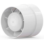 Ventilateur extracteur d'air, �conomique 100mm, 12w / 130m�, extracteur axial conduit en ligne : salle ...
