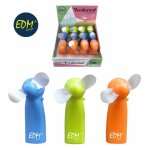 Edm - ventilateur � batterie funny colors 2xaa non inclus colors mod�les assortis