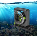Ventilateur de r�servoir de poissons mini ventilateur de refroidissement d'aquarium r�glable � t�te unique ...