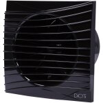 Przybysz - ventilateur salle de bain extracteur mural 100mm obsidienne noire