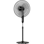 Ventilateur sur pied 40cm 45w 3 vitesses noir - alpatec - bergen16cr