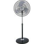 Tuttacasa - ventilateur sur pied tornado 60w 3 vitesses d45cm connecté noir Tuttacasa - ventilateur sur pied tornado 60w 3 vitesses d45cm connecté noir