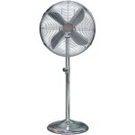 Vinco - ventilateur sur pied 90w 3 vitesses oscillant hauteur 150cm en me'tal chrome'