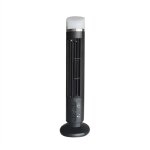 Ventilateur tour portable, design �pur� avec led, vent puissant, gain de place, design sans pales, interface ...