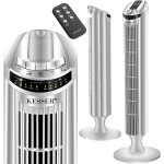 Ventilateur de tour tlcommande ventilateur led display ventilateur sur pied climatisation argent - ...