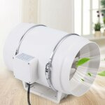 Senderpick - ventilateur tubulaire, diamtre 200 mm, 220 v, roulement  billes, faible bruit, pour salle ...