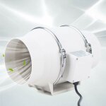 Ventilateur tubulaire - diam�tre : 95 mm - 145 mm - 220 v - pour bureau, salle de bain, hall, chambre ...
