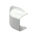 Sortie de mur coud�e pour goulotte mm 90x65 - blanc