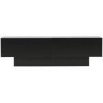 Venture home - meuble tv 2 portes cuenta noir