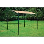 Salone - ve'randa pergola en acier vert et plateau en polyester beige 250x300x250 / 203 cm pour jardin ... Salone - ve'randa pergola en acier vert et plateau en polyester beige 250x300x250 / 203 cm pour jardin ...