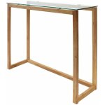 Verane - console rectangulaire plateau verre Verane - console rectangulaire plateau verre