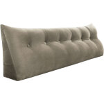 Vercart - coussin de lecture compens�, triangulaire coussin � coins, gros coussin canap�, traversin t�te ...