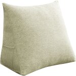 Vercart - coussin de lecture pour les enfants, oreiller traversin soutien dorsal, triangulaire coussin ...