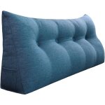 Vercart - coussin de lecture, oreiller traversin soutien dorsal, triangulaire coussin  coins, gros coussin ...