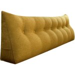 Vercart - coussin de lecture, oreiller traversin soutien dorsal, triangulaire coussin  coins, gros coussin ...