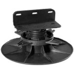 Verindal - plot pour terrasse bois r�glable - 55 � 75 mm unit�