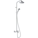 Hansgrohe - vernis blend colonne de douche 200 1jet ecosmart avec mitigeur thermostatique de baignoire ...