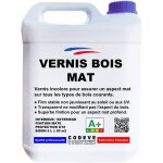 Cod�ve bois - vernis bois mat - 4x5 l - codeve bois - pour un aspect de finition mat sur un bardage, ...
