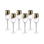 Secret de gourmet - verres  champagne arya, 210 ml, 6 pices
