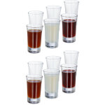 Verres  liqueur, lot de 12, verres  shots, 2 cl, verres  digestif, expresso, schnaps, shooters, transparent ...