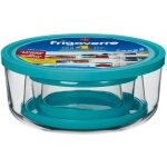 Bormioli rocco - contenants de verre ronds pour ensemble de nourriture alimentaire 4 pcs bormiolis