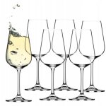 Kadax - verres  vin blanc ensemble de verres 6 pices 360 ml