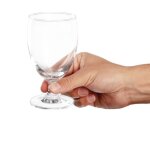 Verres  vin pied court cocktail 308 ml - lot de 6 - olympia