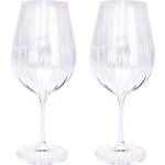 Verres  vin rouge, gravs, ensemble de 2