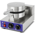 Gaufrier professionnel lectrique 1000w en acier inox (fonction minuterie jusqu 5 min, temprature 50 ...