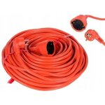 C�ble de rallonge r�tractable 30 m 3x2, 5 mm ? prise type e ? tension 250 v ac ? couleur orange pour ...