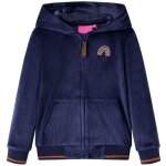 Veste  capuche pour enfants bleu marine 128