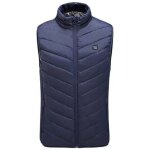 Veste chauffante pour homme femme avec 4 zones de chaleur et 3 r�glages de chaleur veste chauffante �lectrique ...