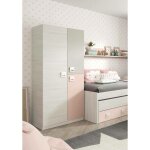Vestiaire manchester, armoire de chambre, armoire  3 portes et 3 tagres avec barre  vtements, cm ...