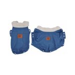 Vtement pour chien 'veste en jean' 30cm bleu