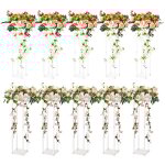 Mophorn - vevor 10pcs support de fleurs de mariage 60 cm porte - fleurs centre de table mariage stratifie ...